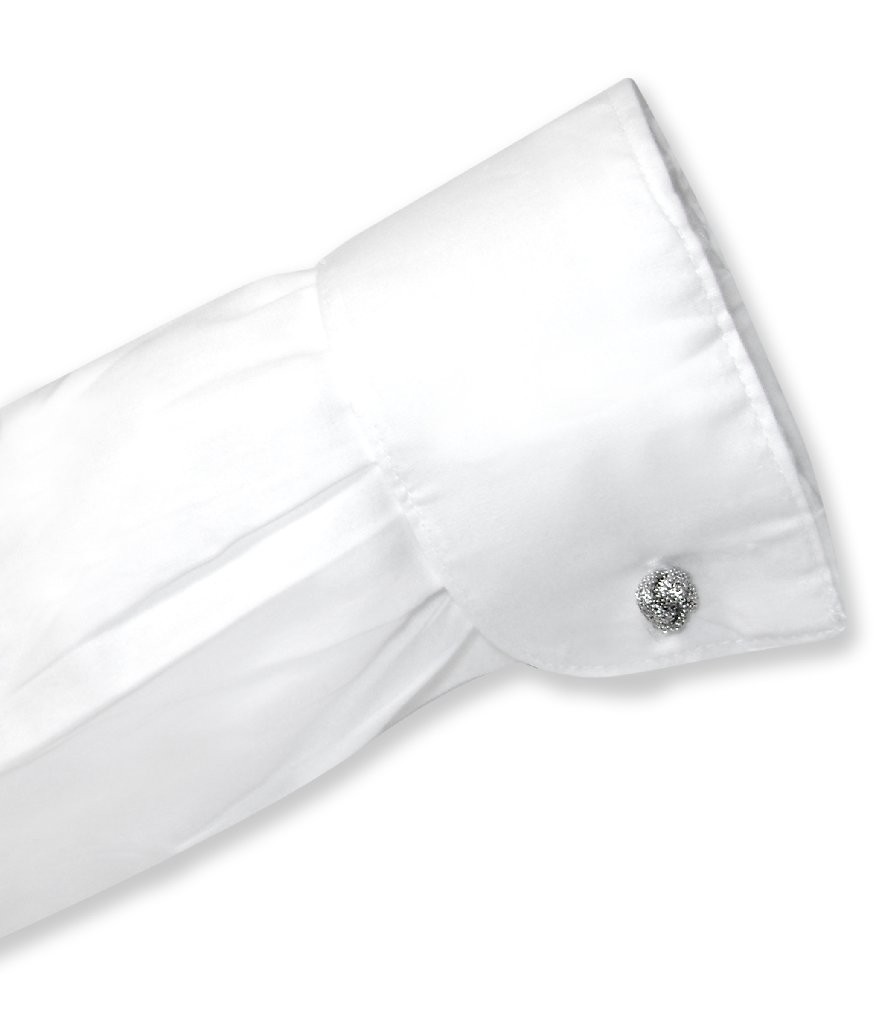 Biagio Mens 100% COTTON Solid White Color TUXEDO Dress Shirt sz 15.5 34/35