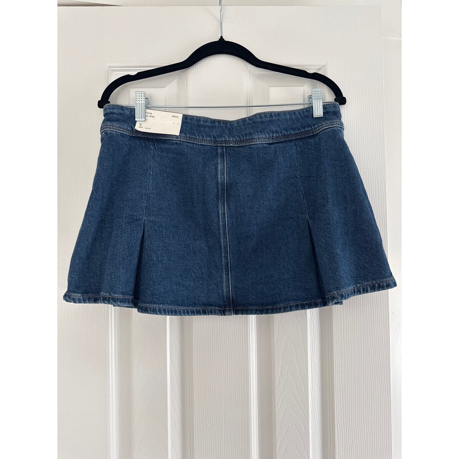 NWT American Eagle Denim Skort Size 4 | Y2K Pleated Mini Skirt Shorts