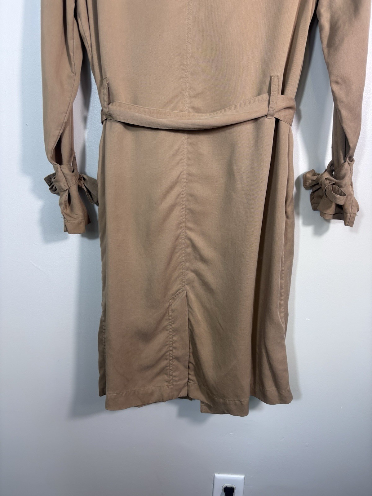 Splendid Size XS Womens Sandwash Twill Flowy Trench Coat – EUC