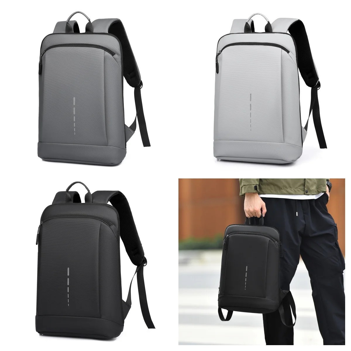 Waterproof 15.6in Laptop Backpack Ultra Lightweight Travel School Bag for Men