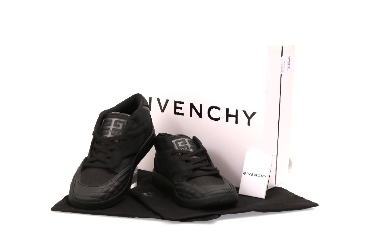 GIVENCHY Skate sneakers in nubuck and synthetic fiber BH009KH1QA 001 BK size44