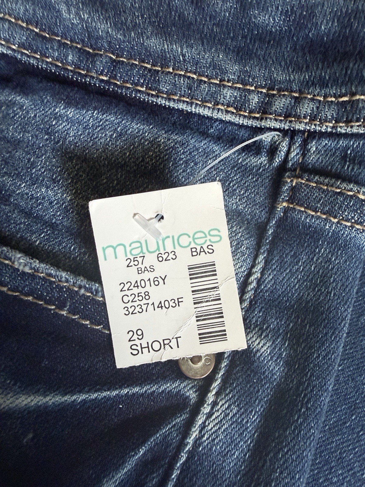 KanCan Women’s Flared Jeans Blue Medium Wash Denim Distressed 5-Pocket