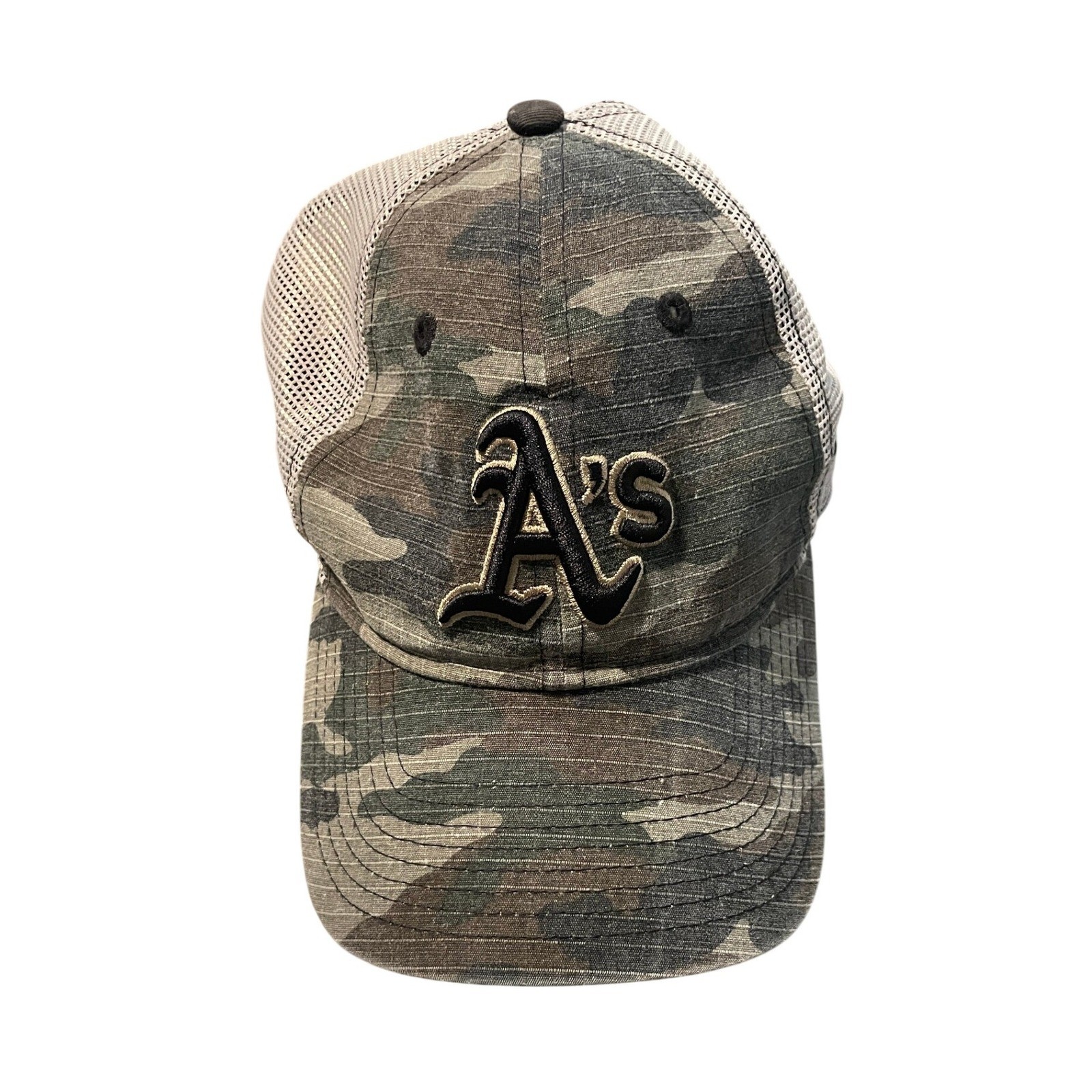 New Era Oakland Athletics As 9TWENTY Camo Trucker Hat Mesh Adjustable MLB OSFM