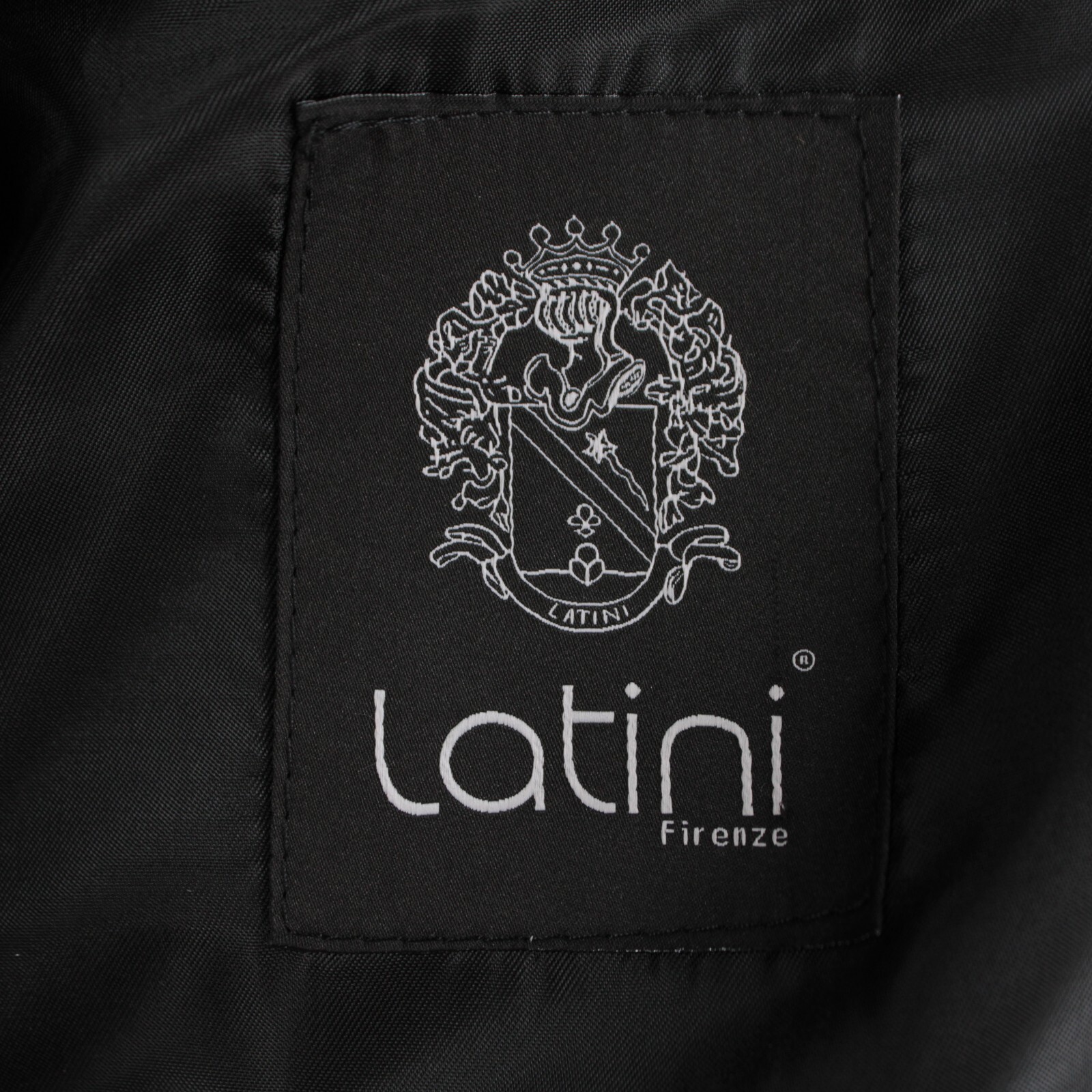 Latini NWD 100% Leather Asymmetrical Jacket Size 50 (M US) In Solid Black