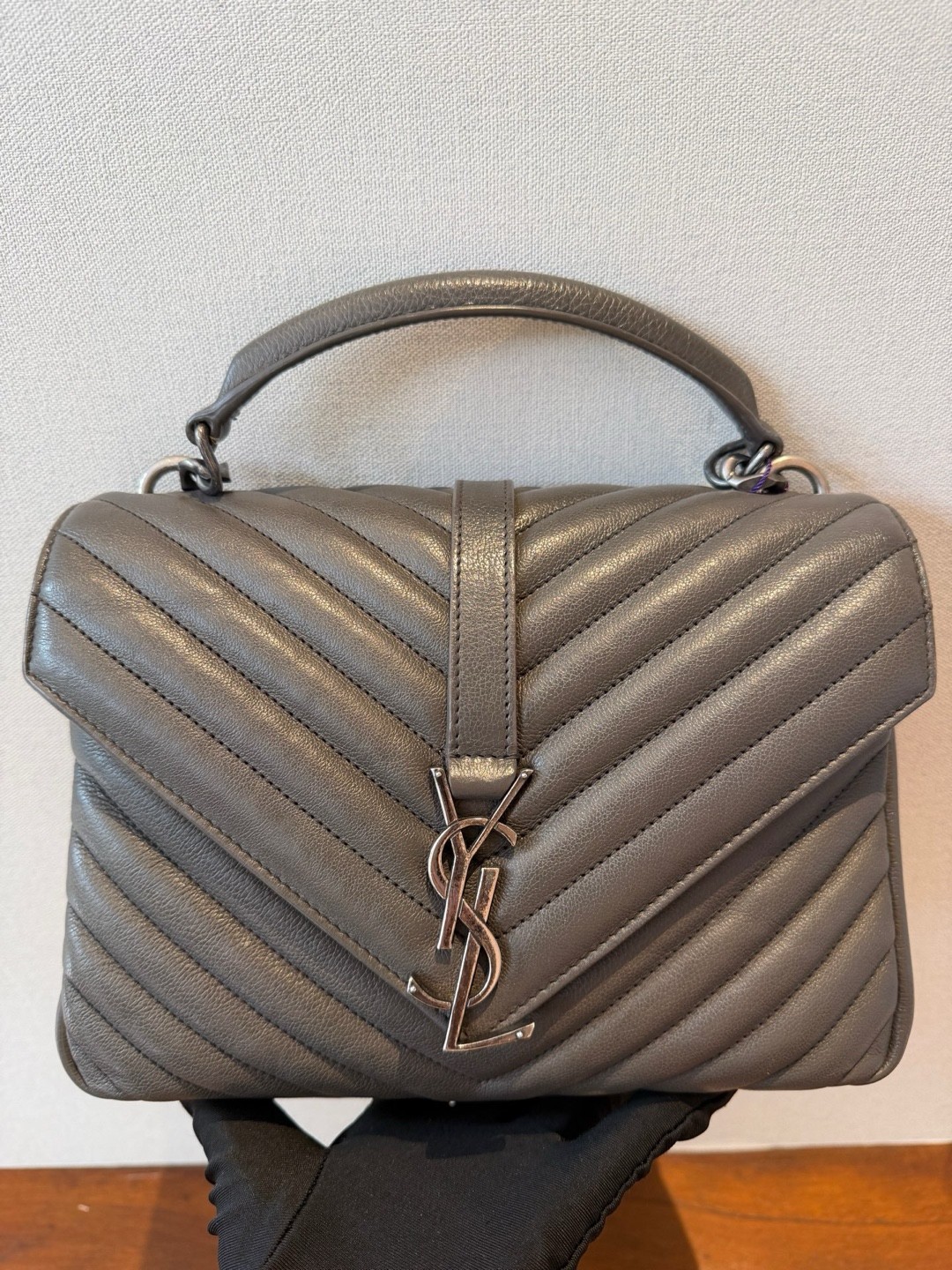 Saint laurent Pre-Owned Authentic MONOGRAM COLLEGE Collection Messenger Bag