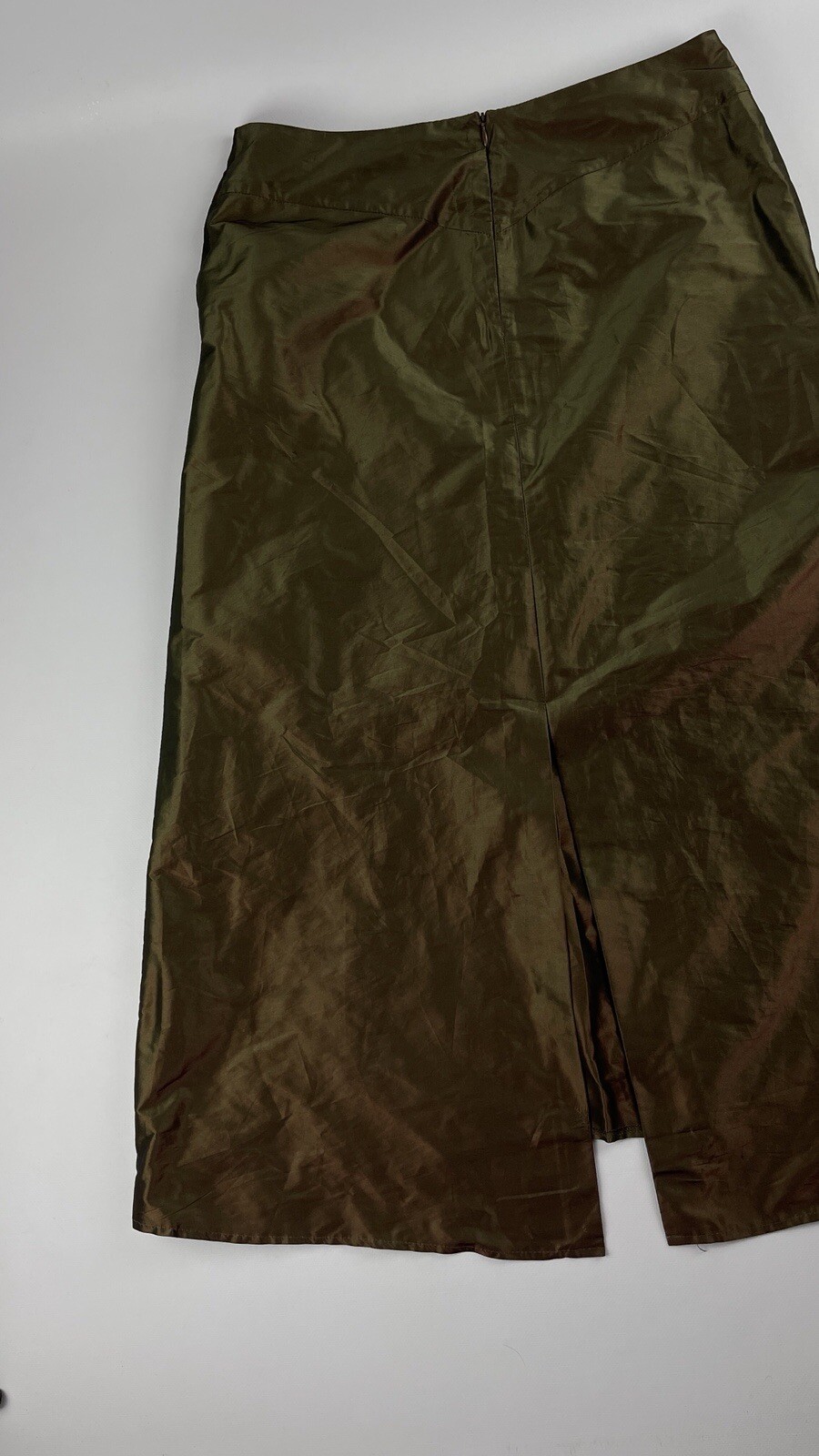 Apanage Avant Garde Olive Maxi Skirt Size 16