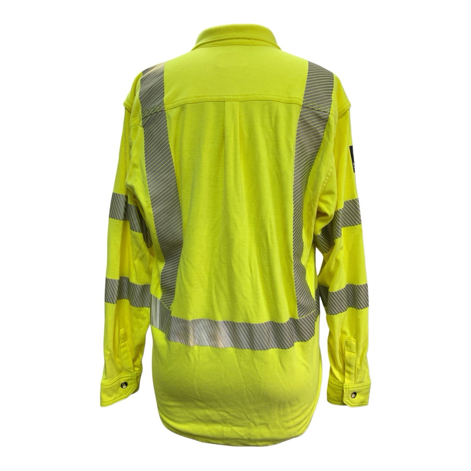LAKELAND ANS/ISEA 107-2015 Type R Class 3 High Visibility Button-Up Shirt Large