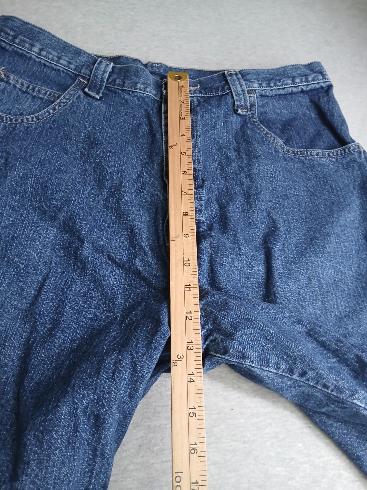 Wrangler Jean Shorts 36 Carpenter Hammer Loop Baggy Jorts 9″ Grunge Y2k