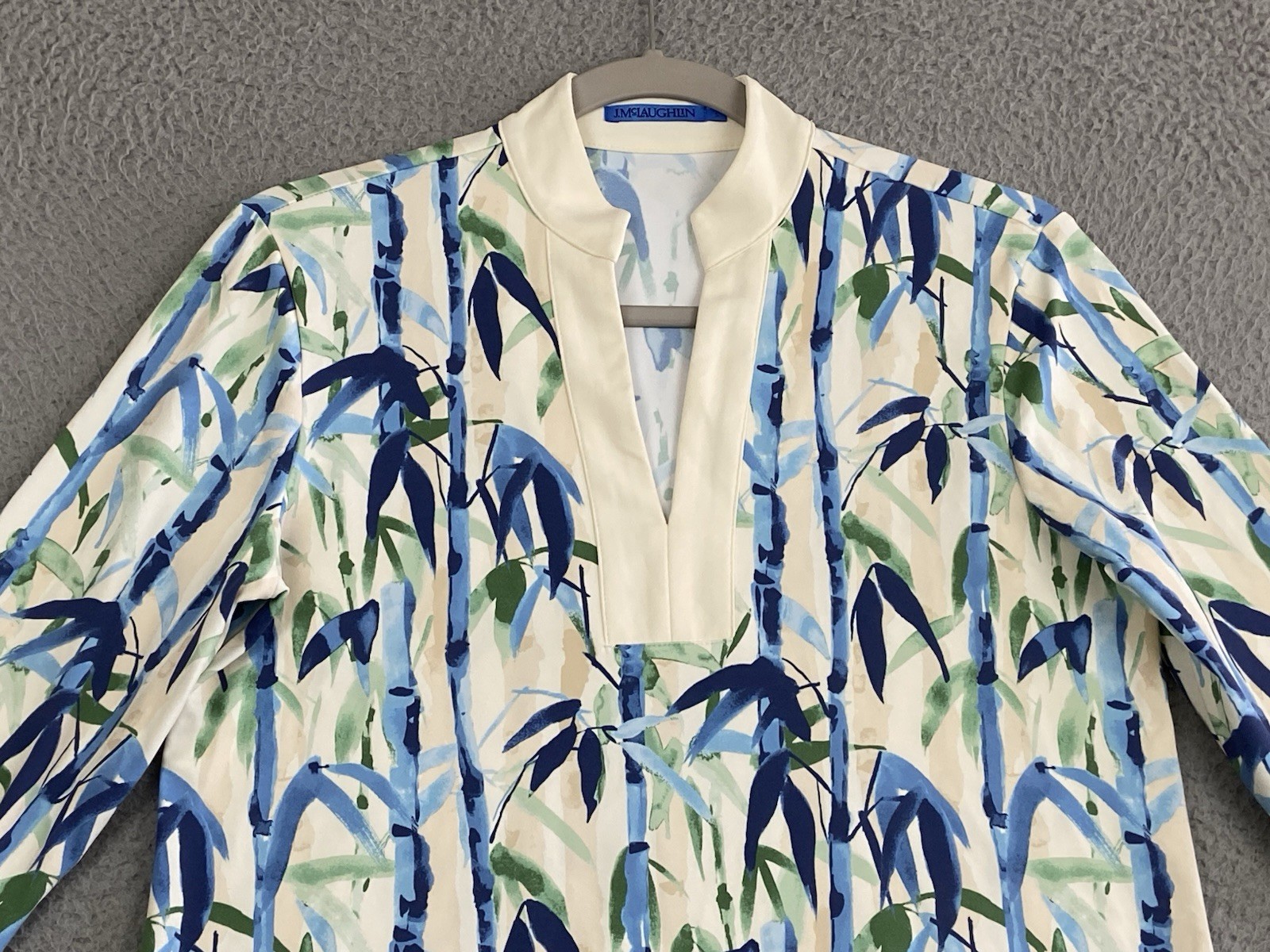 J. McLaughlin Rosie Dress Reed Forest Catalina Coastal Quiet Luxury Preppy $258