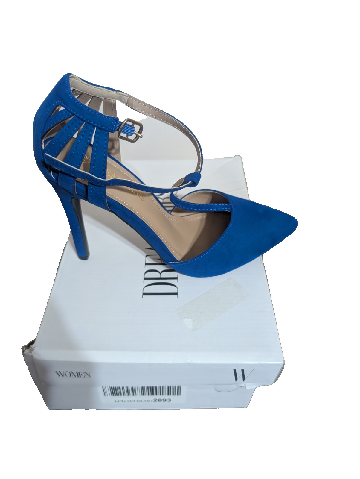 dream pairs heels size 7.5 blue