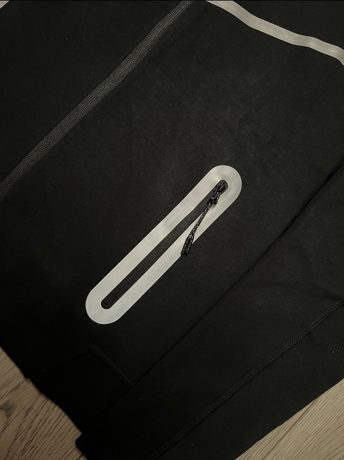 Size Medium – Nike Tech Black Reflective Full-Zip Hoodie & Joggers FREE SHIPPING
