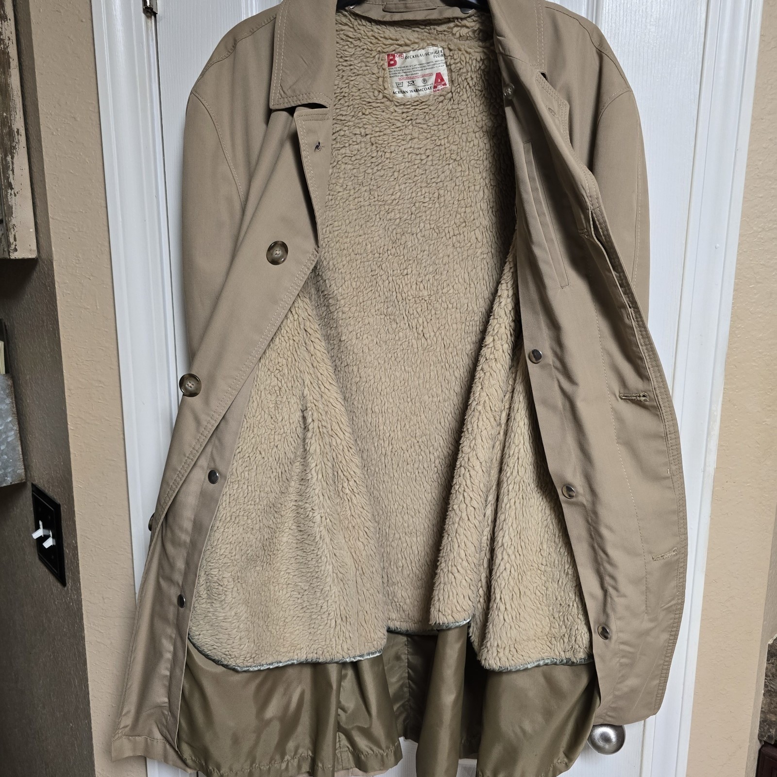 Vintage Strellson Exclusive Trench Coat From Marshall Field & Co. Size 38
