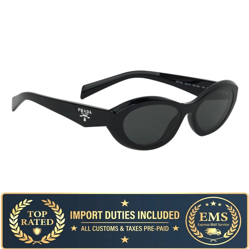 Prada Symbole Sunglasses Slate Gray Lenses Standard Fit / Fedex