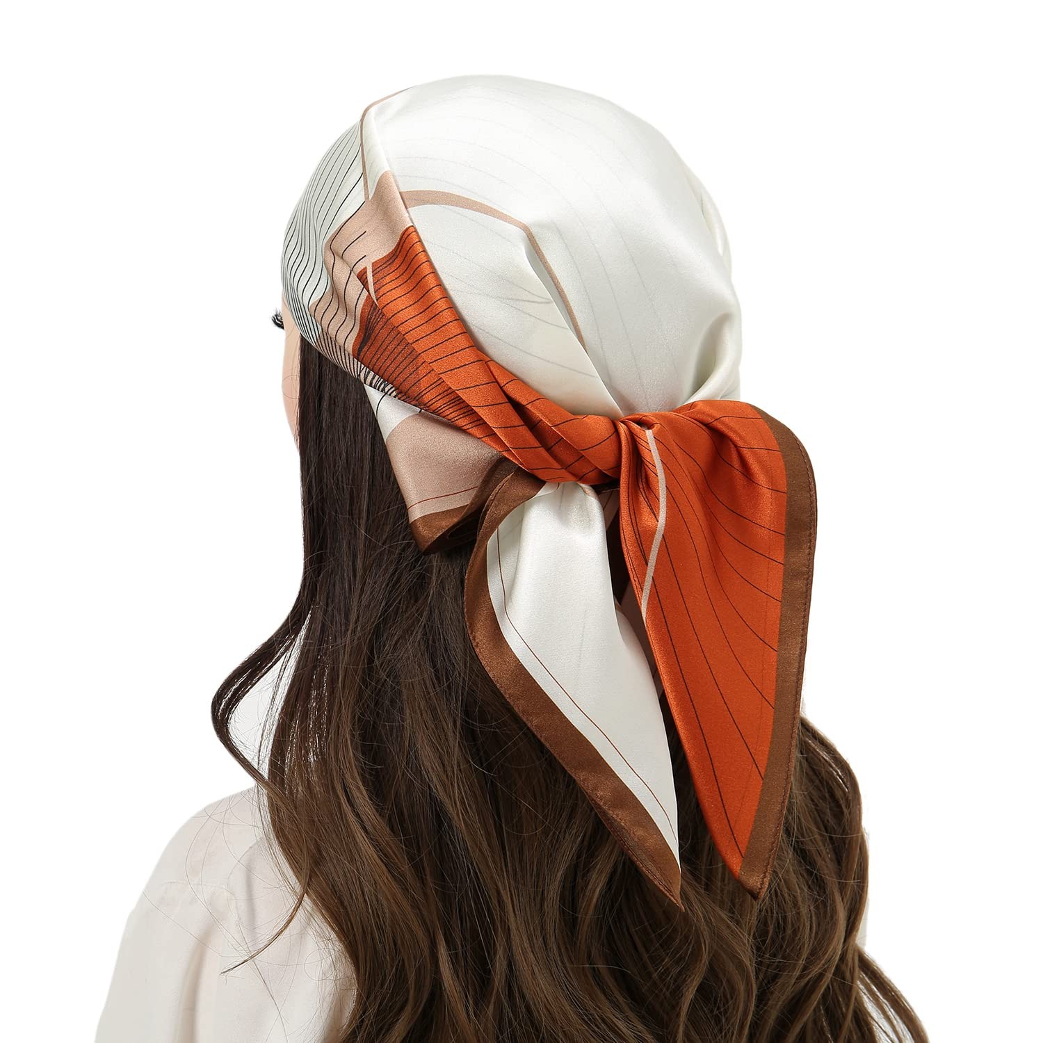 100% Silk Scarf Head Scarf for Women Hair Scarf for Sleeping Hair Wrapping at…