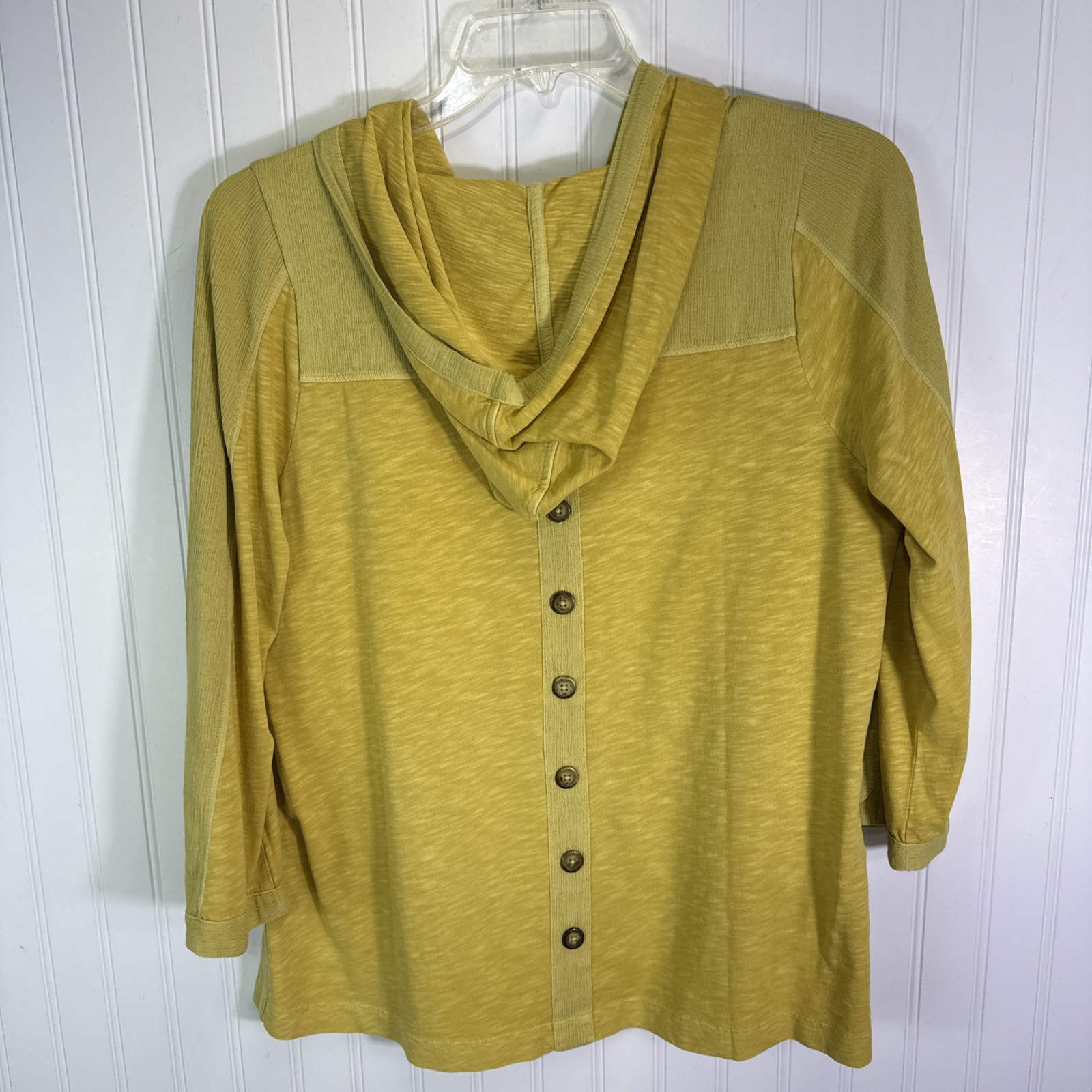 Soft surroundings Maritza Cotton Gauze Tunic Pants Set Gold PL Loungewear Hoodie