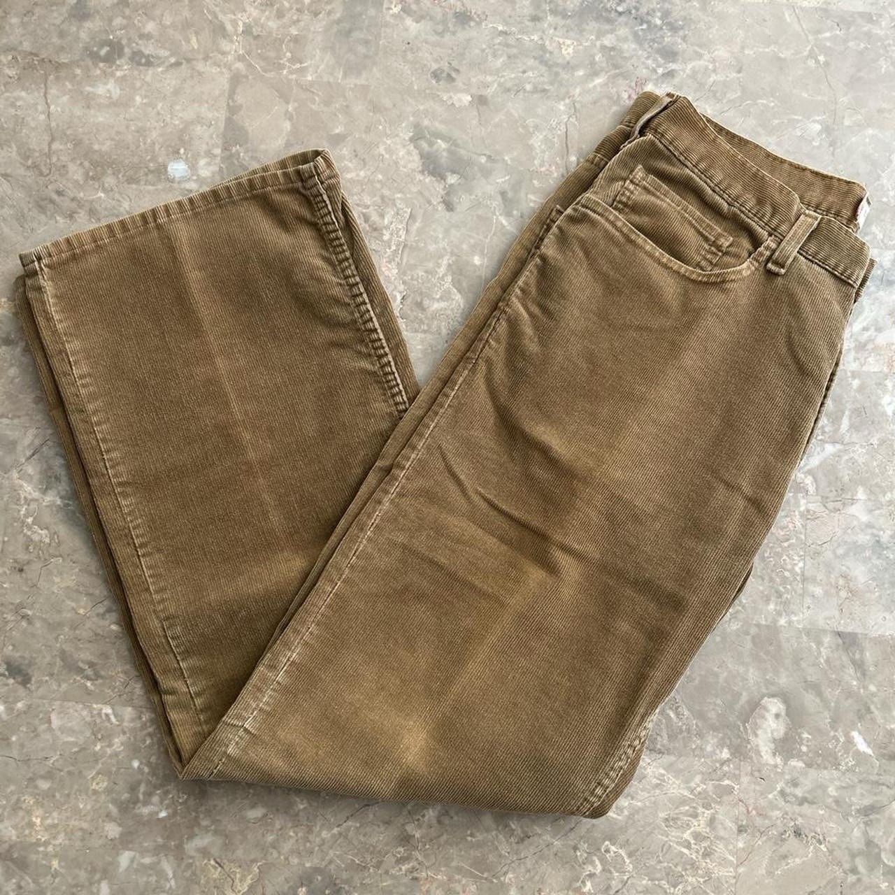 Vintage 2003 Levi’s 567 Low Loose Boot Corduroy Pants W33 Fits 35×31