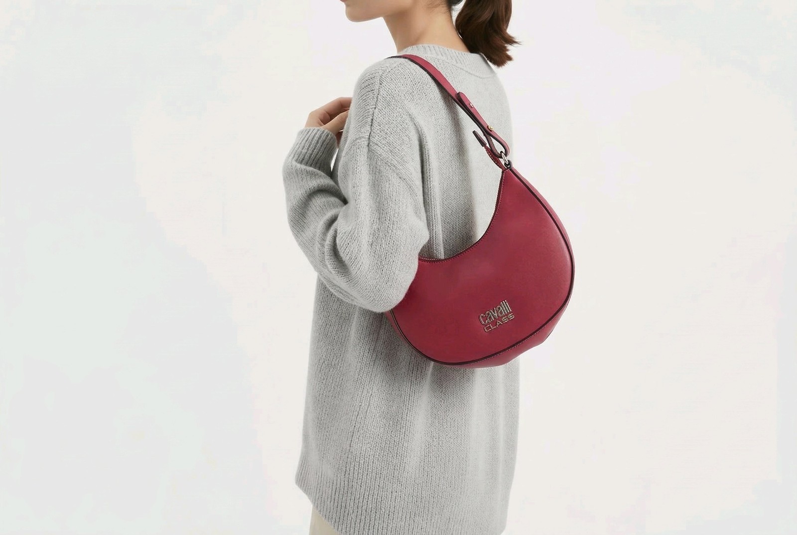 Elevate Your Style with the Stunning Dusty Pink Cavalli Class Angela Handbag