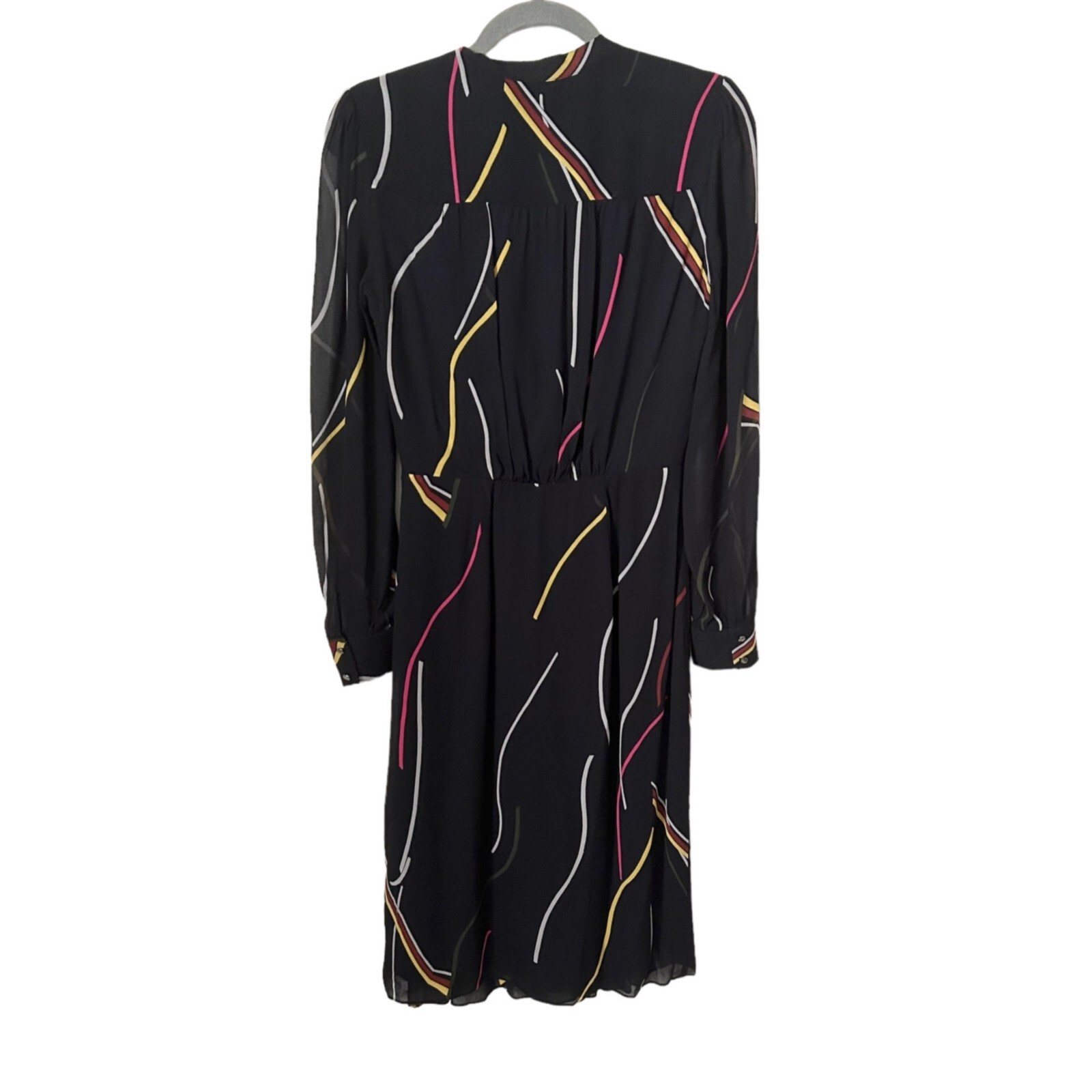 Reiss Caralisa Printed Button Front Midi Dress