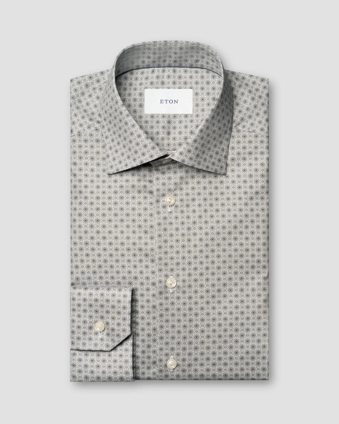 NWOT Eton Contemporary Fit Elegant Dress Shirt US 17/EU43 MSRP $ 280 55% OFF
