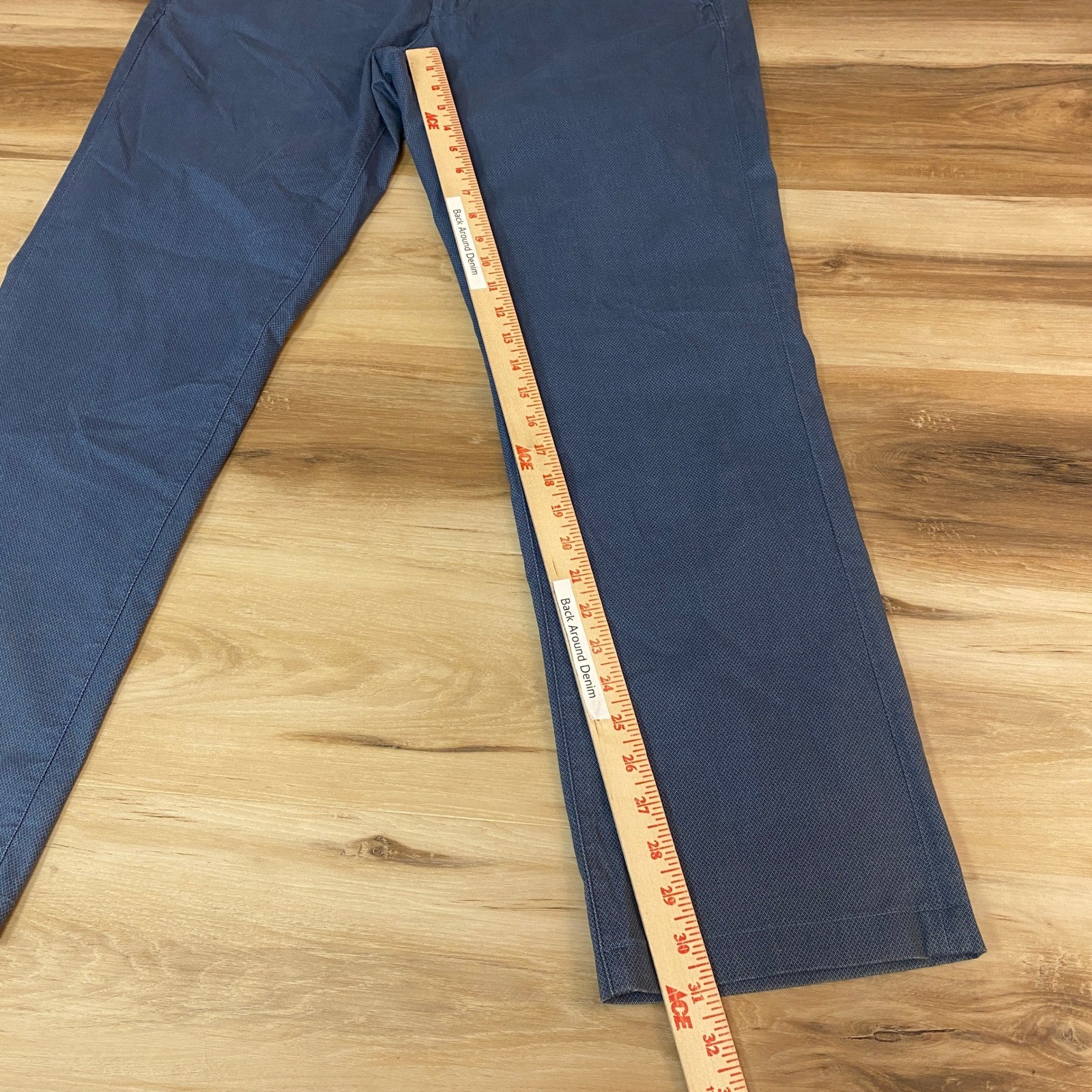 Saks Fifth Avenue Pants Mens 38 Blue Made in Italy Cotton Blend
