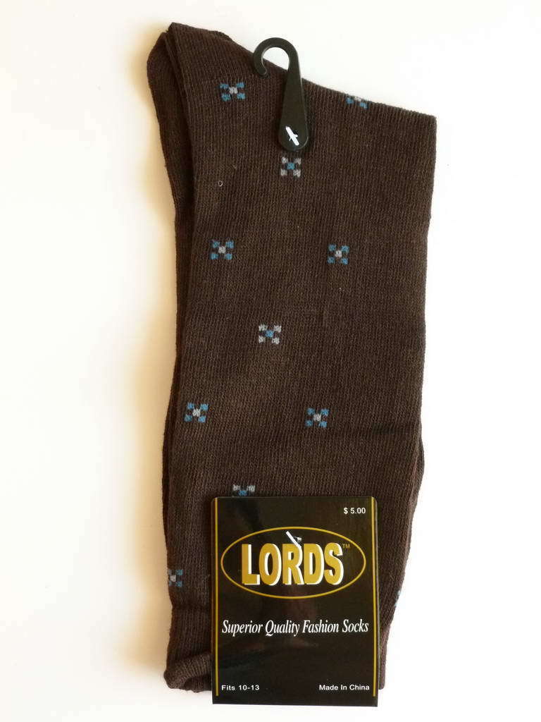 12 PAIRS NEW COTTON MEN LORDS GEOMETRIC DRESS SOCKS SIZE 10-13 MULTI COLOR