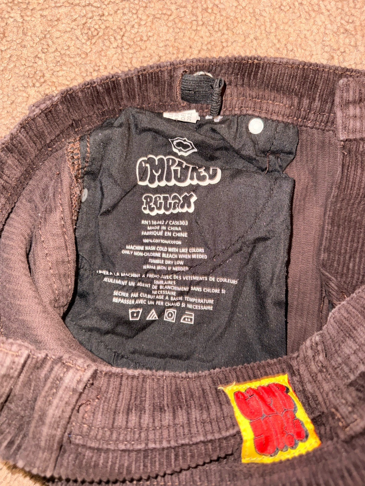 Empyre Brown Corduroy Pants size 28