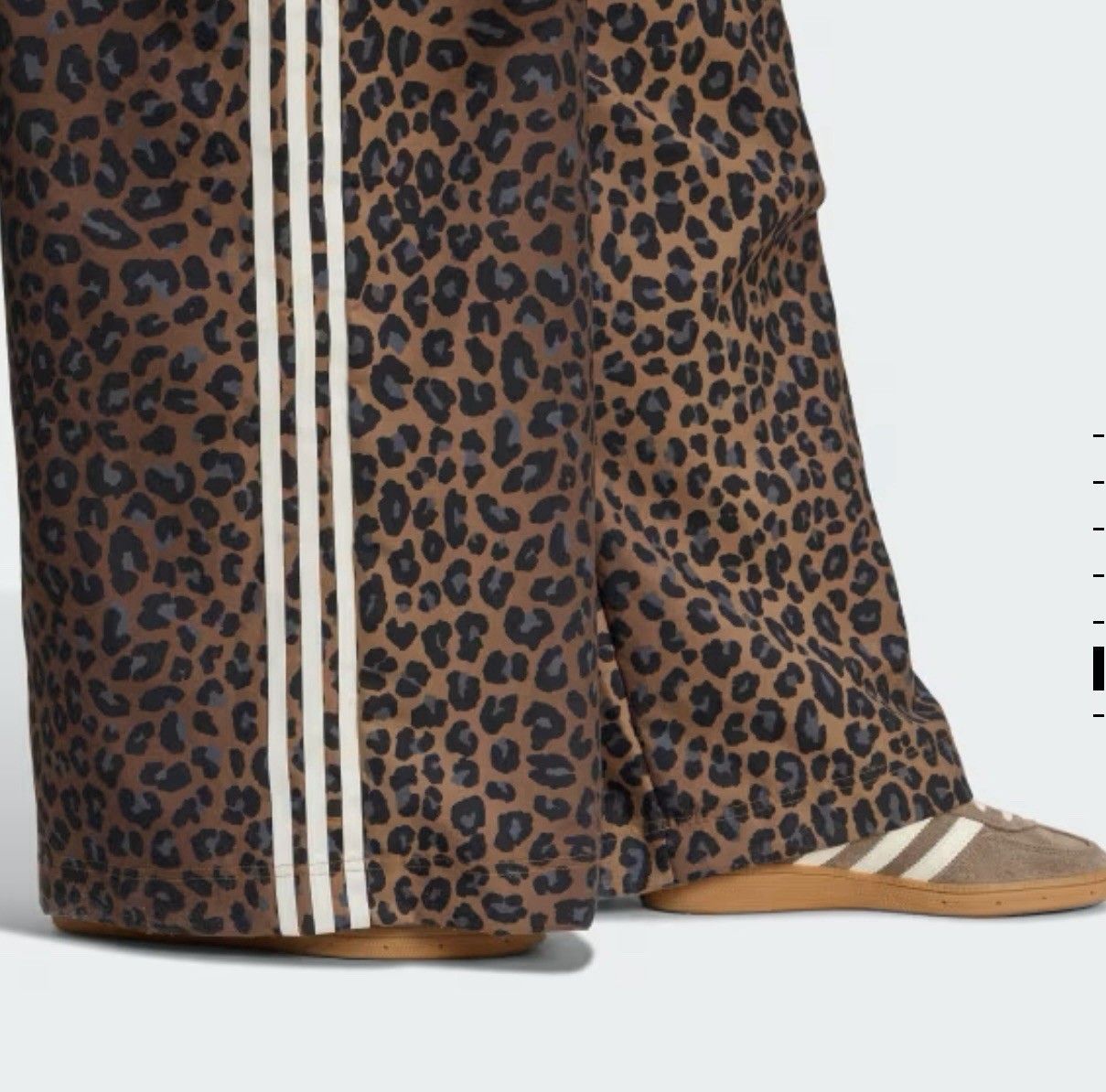 *Adidas Leopard Print Firebird Oversized Track Pant | size M | JW7302 Women’s