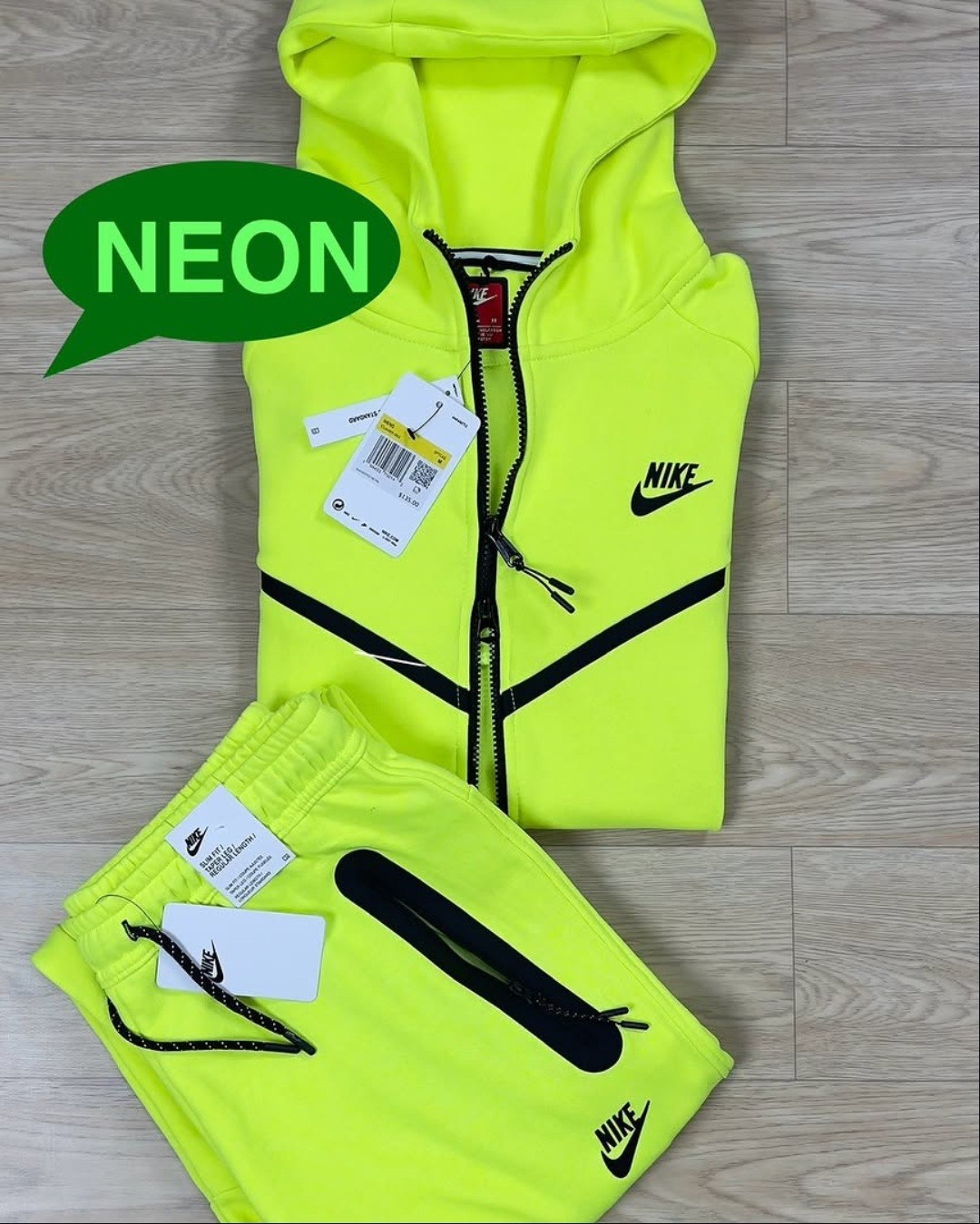 NIKE TECh Fleece Full Zip Up Tracksuit Hoodie & Pants