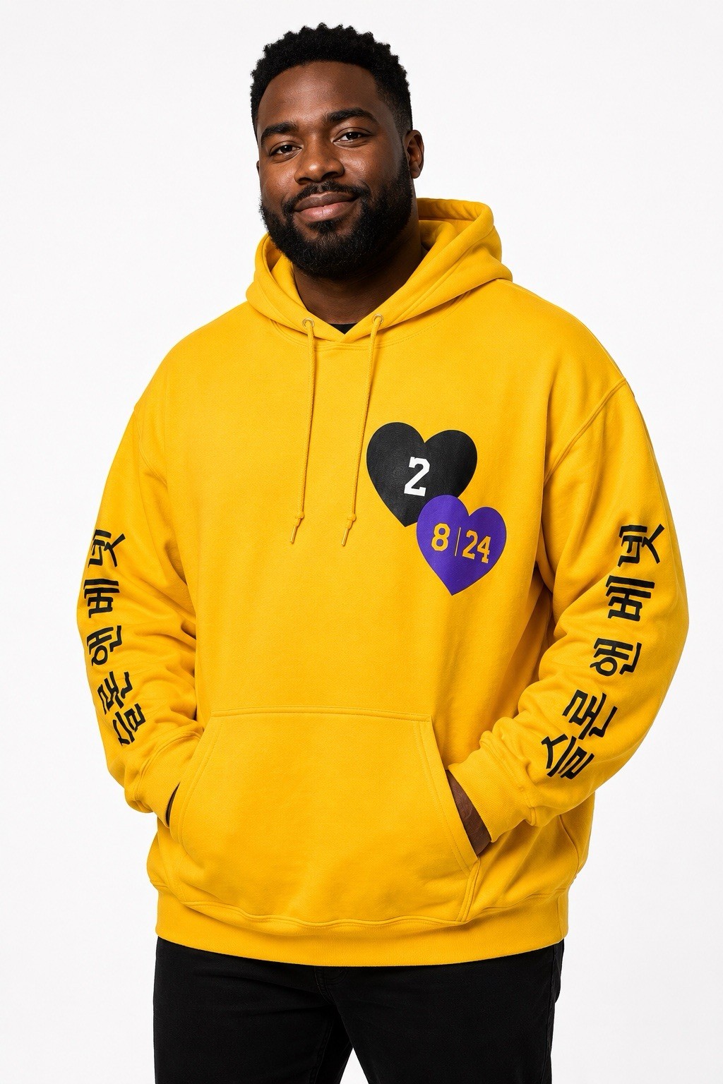NWT Sloan & Bennett Kobe & Gigi Tribute Hoodie 💛💜 | Men’s 2XL