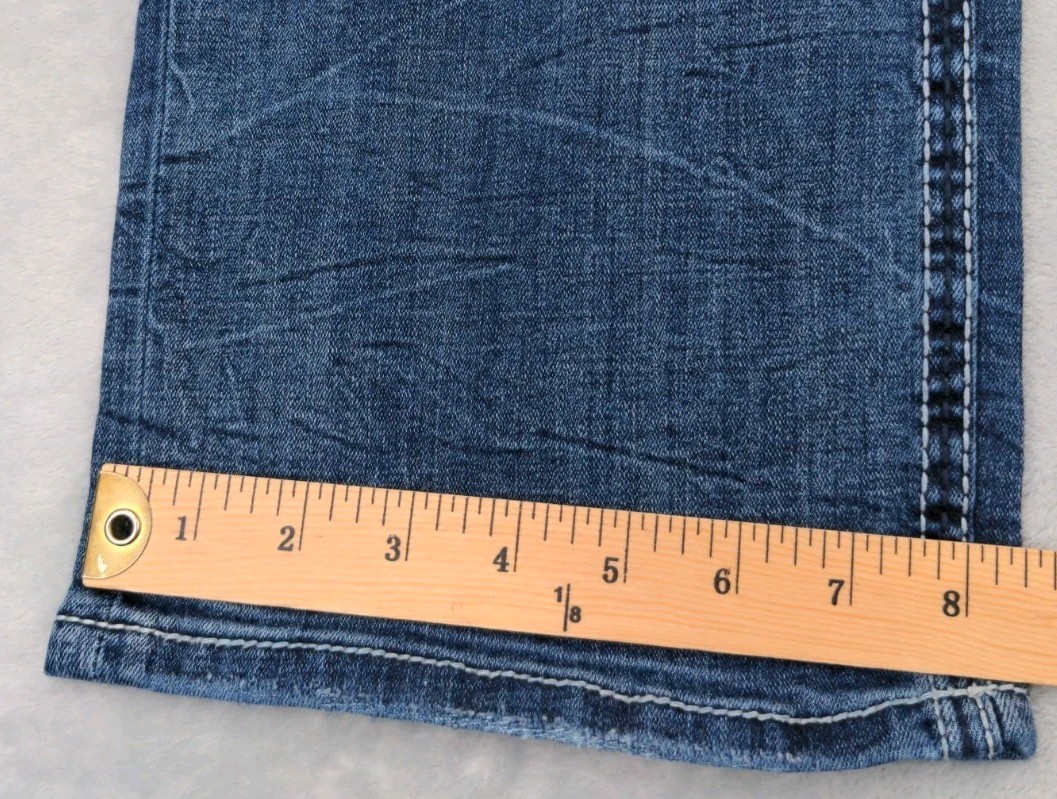 Buckle BKE Tyler Jeans Men 34×32 Bootcut Whisker Stretch Cowboy Denim