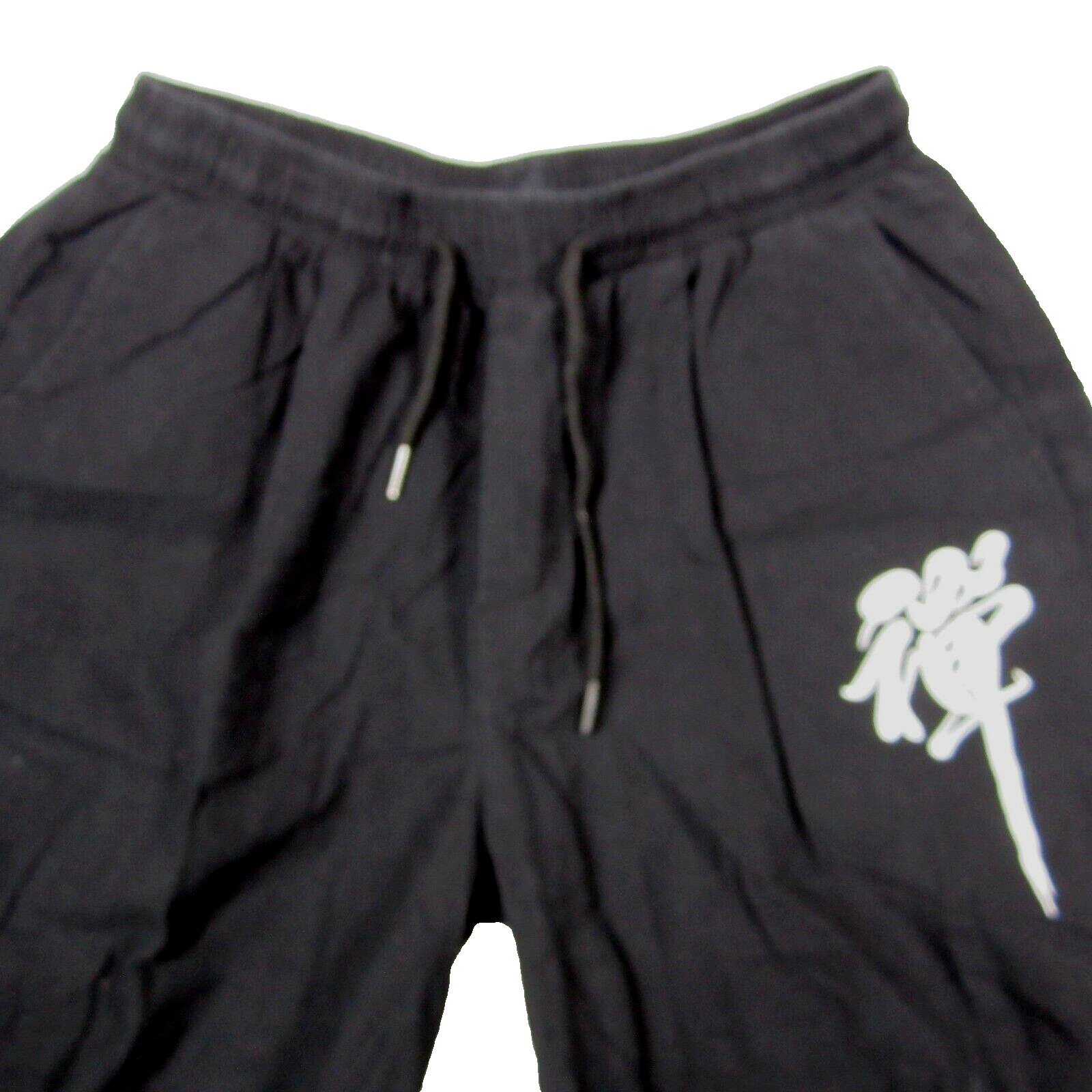 Oriental Jogging pants Adults size 28×23 Black baggy pockets lightweight