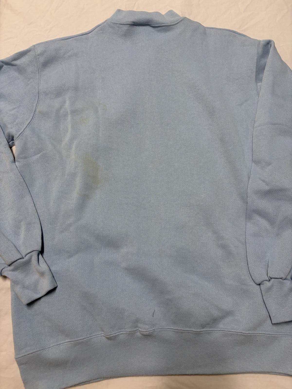 90’s Sailor Moon Crewneck Sweatshirt Large Tultex Flaws Usa Fleece Blue