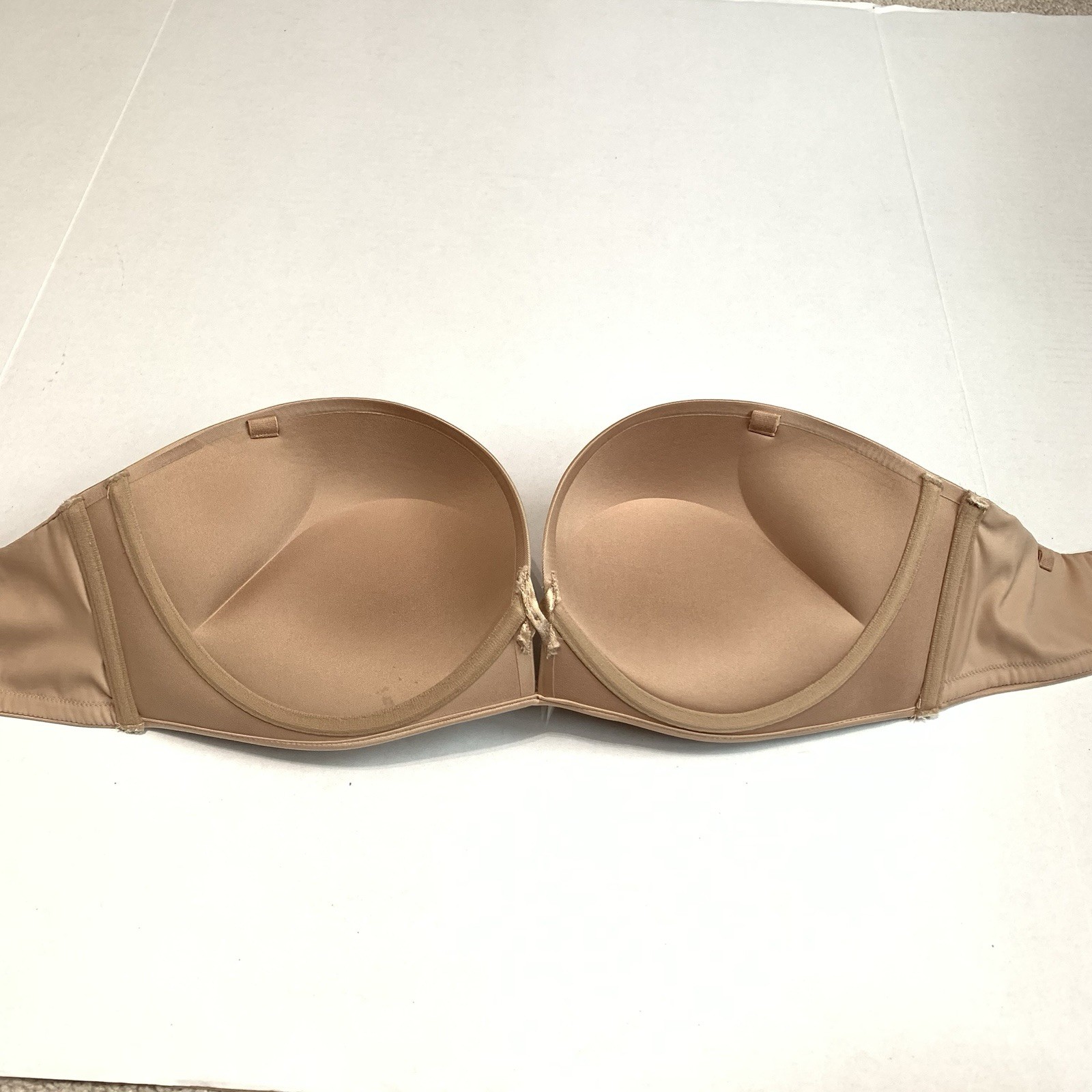 Victoria’s Secret Beige Bombshell Multi-way Add 2 Cup Sizes Bra 38DD