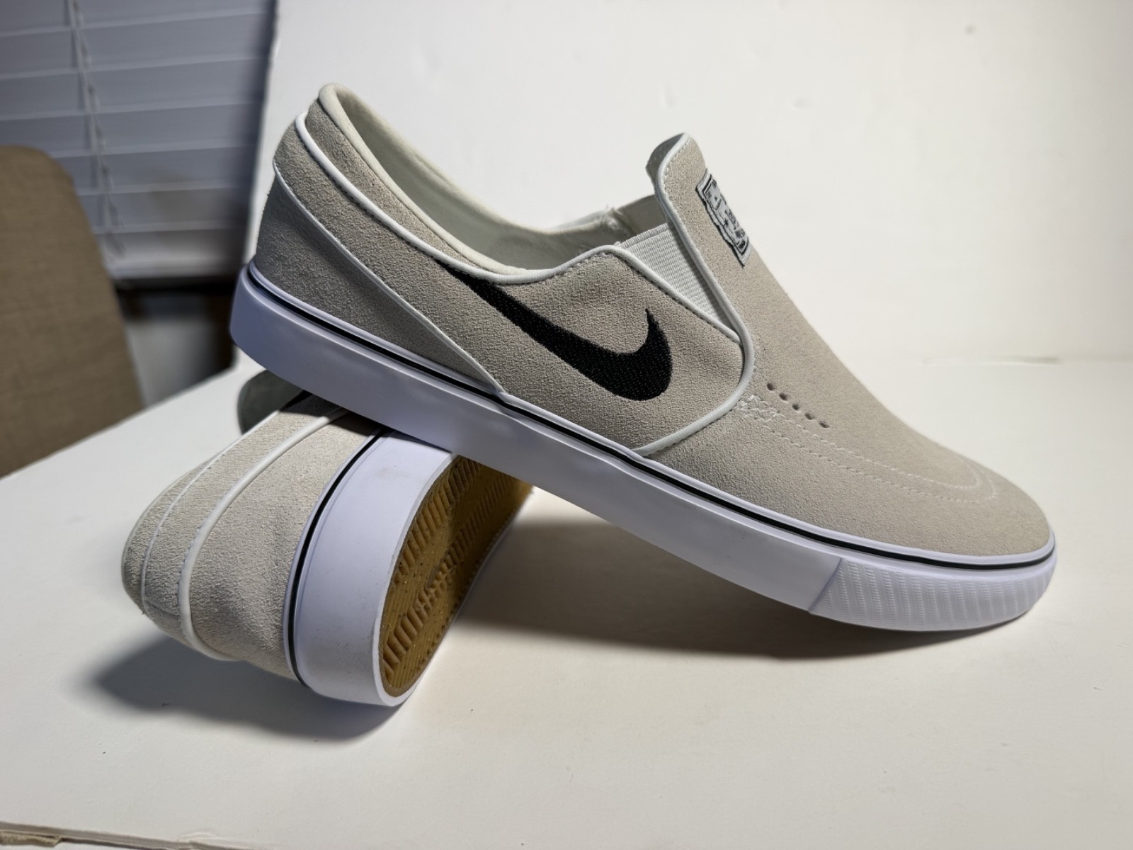 Nike SB Zoom Stefan Janoski Slip ‘Summit White Black Size 11 New