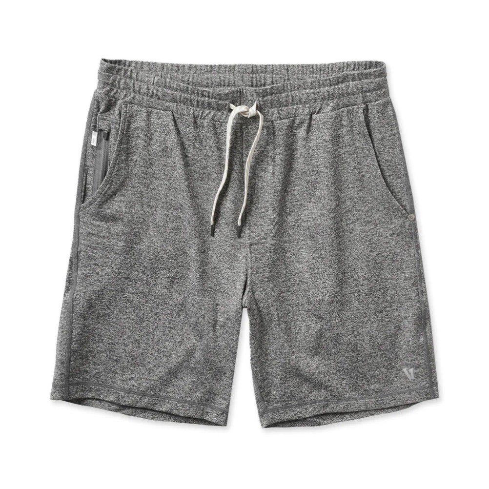 VUORI Ponto Performance Short 7″ in Heather Grey Size Men’s Medium