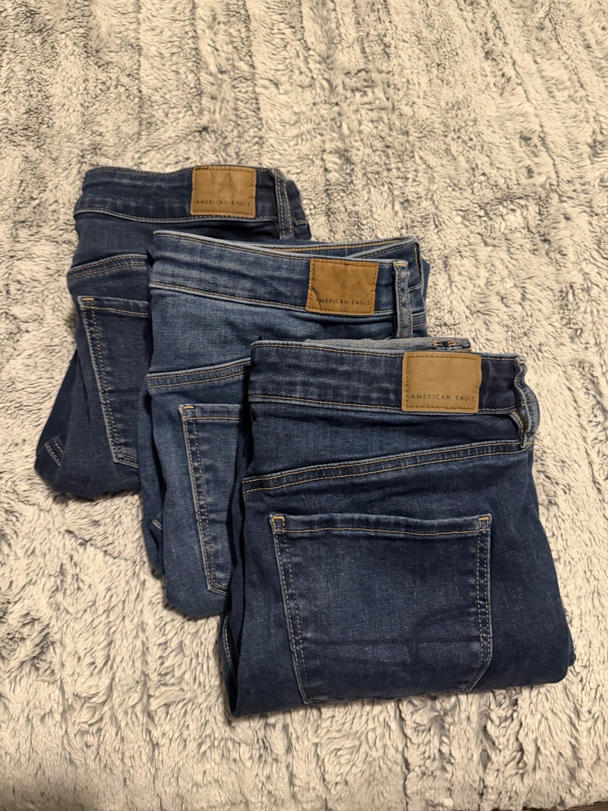 3 Pairs Of American Eagle Size 10 Women’s Skinny Jeans