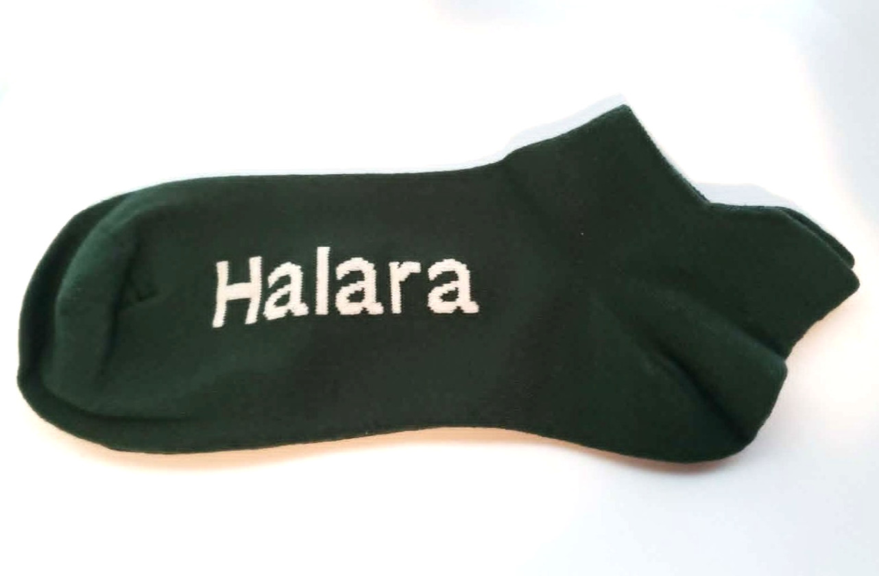 Halara Letter Print Pickleball Ankle Socks Comfortable Fit