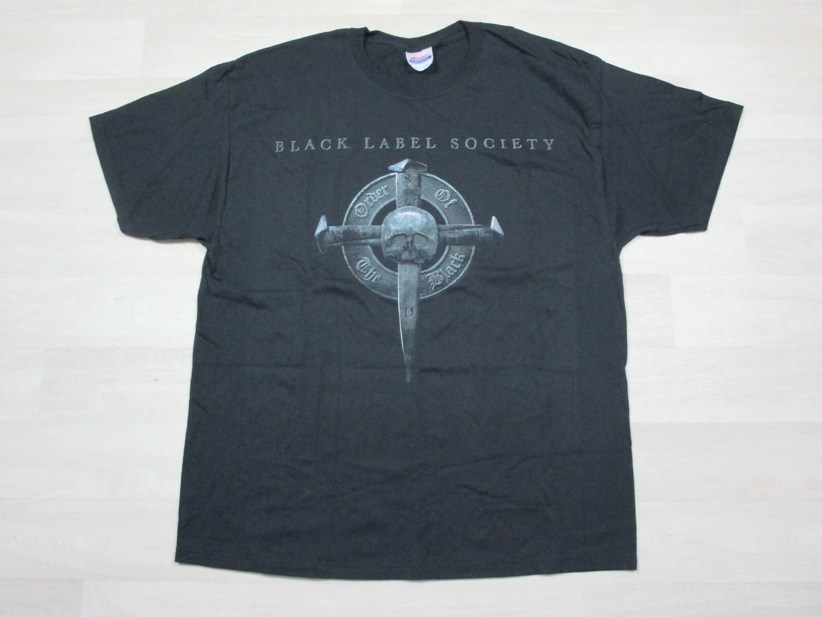 Vintage BLACK LABEL SOCIETY T Shirt (XL) ORDER OF THE BLACK Tour ZAKK WYLDE OZZY