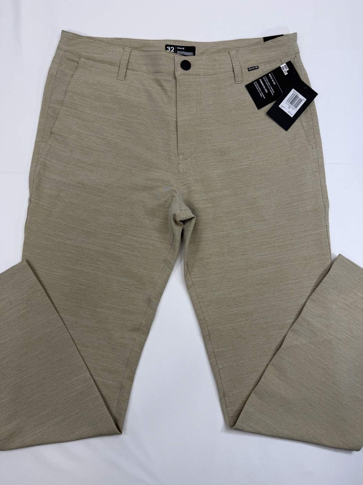 $75 BRAND NEW HURLEY NIKE DRI FIT GOLF PANTS CUTBACK Men’s Size 32 X 32 KHAKI