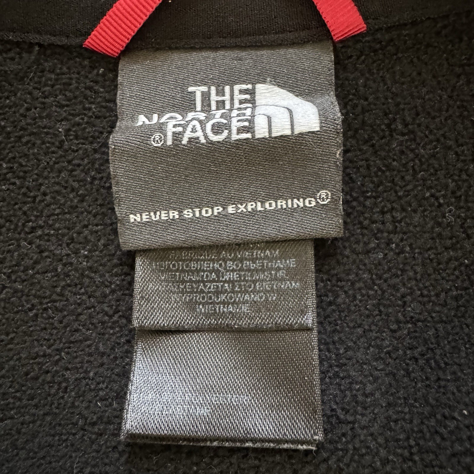The North Face Dk Gray XL Full Zipper High Neck Polyester /Elastane Zip Pockets