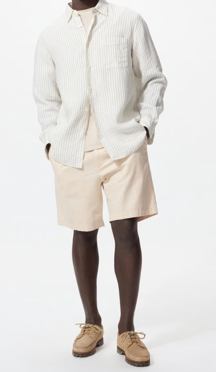 UNIQLO Linen Blend Easy Shorts | 5″ Lightweight Vacation Cool material