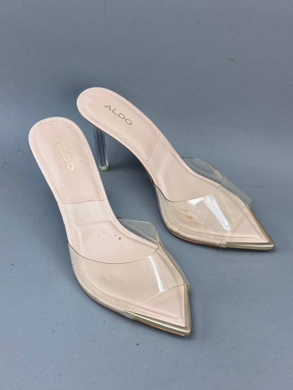 ALDO Annabrilden Bone Women’s Heeled Mules Beige Size 9