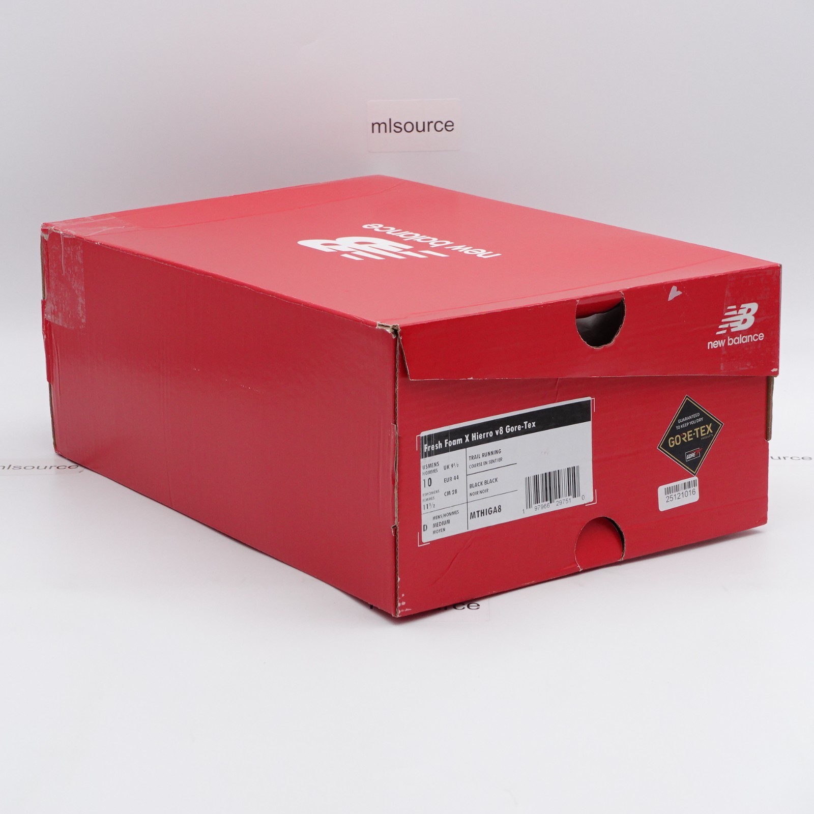 Size 10 Men’s New Balance Fresh Foam X Hierro V8 Gore-Tex GTX Trail Running Shoe