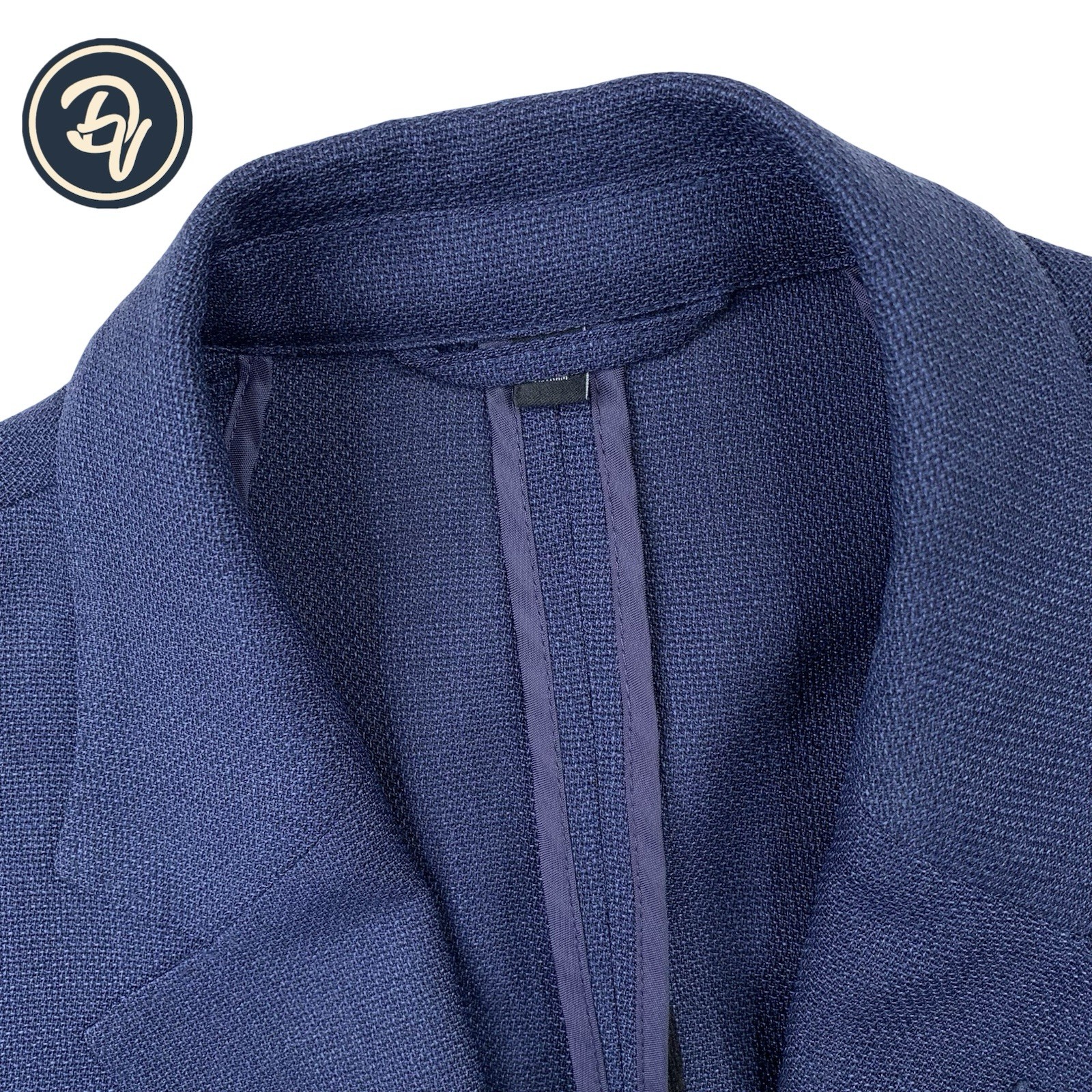 Mens 40 R Bonobos X V.B.C. Royal Navy Hopsack Knit Patch Pocket Slim Fit Blazer