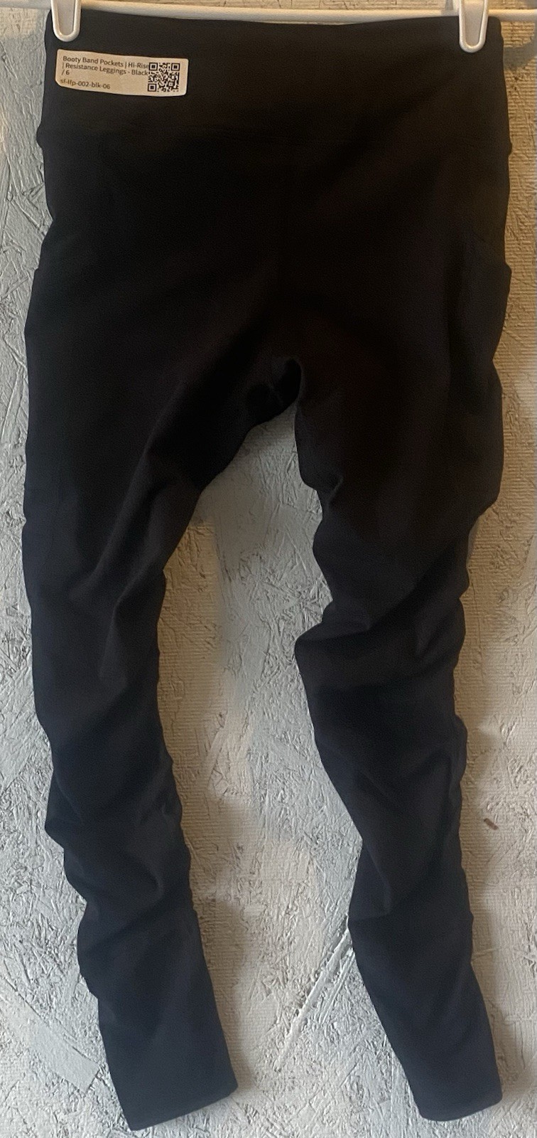Sweetflexx Women’s Size 6 Booty Band Resistance Leggings W/ Pockets Black NWOT