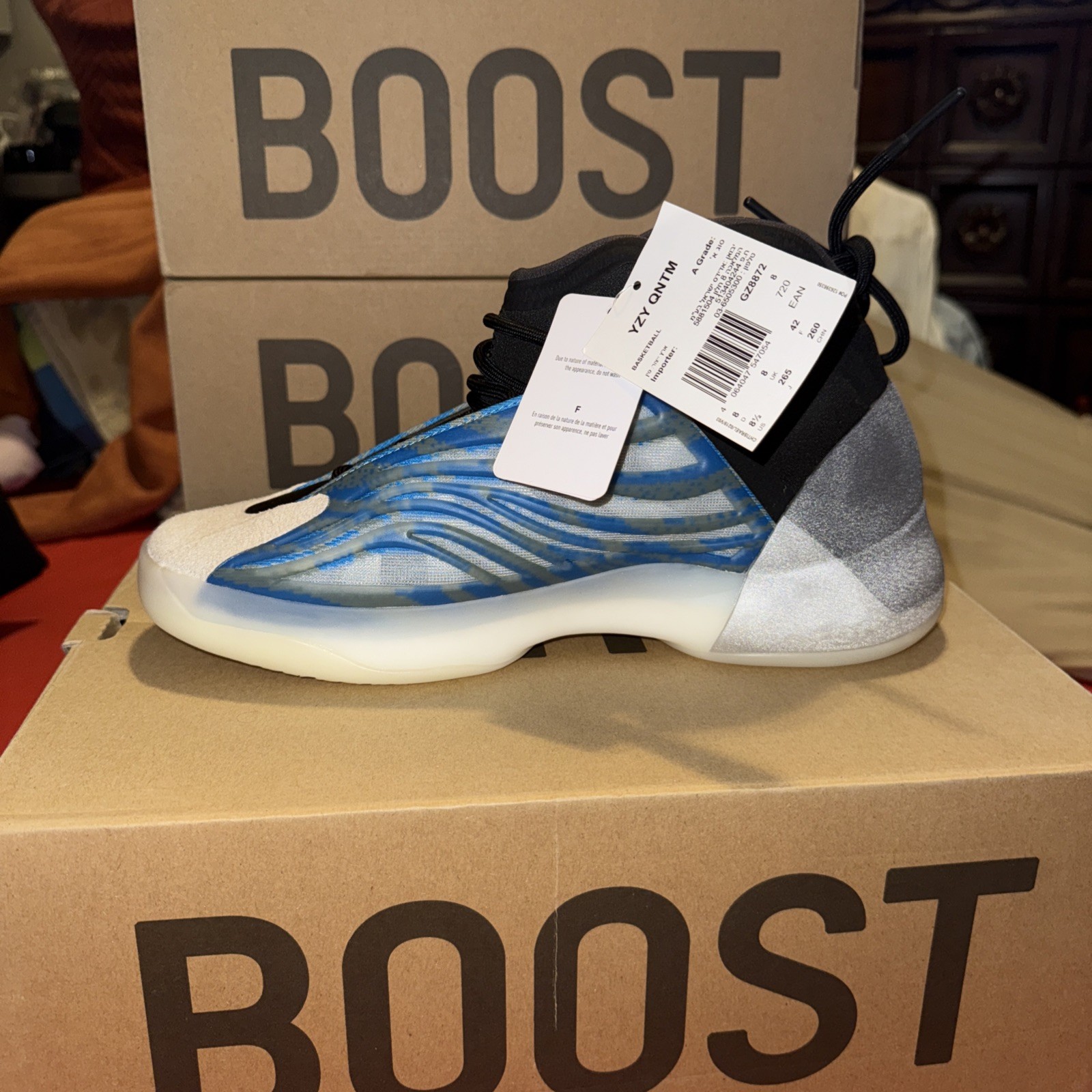Size 8 1/2 – Adidas Yeezy Quantum Frozen Blue