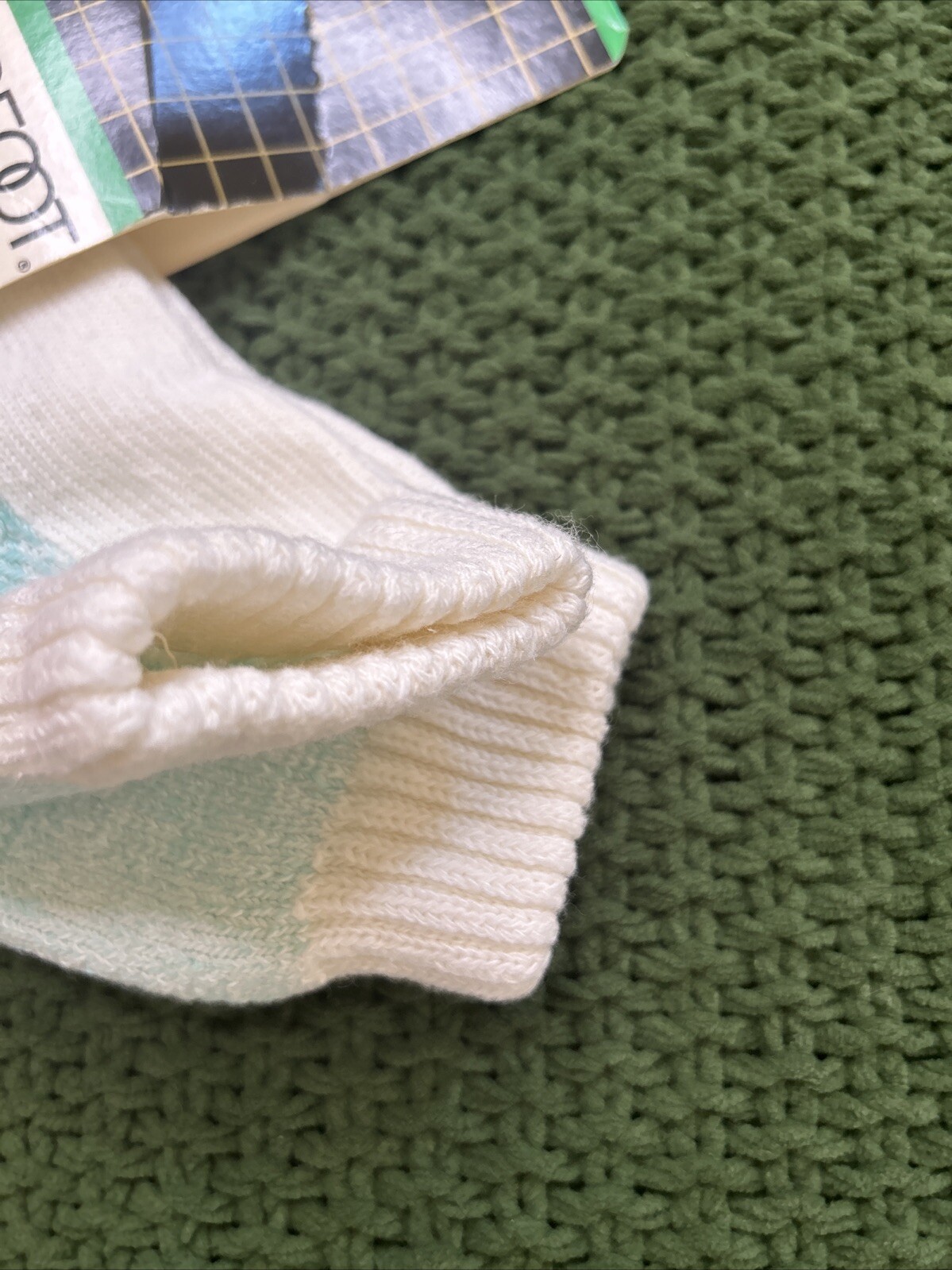 VTG Socks Acrylic Springfoot 9-11 NOS 90s Running Cushioned Quarter USA Low Cut.