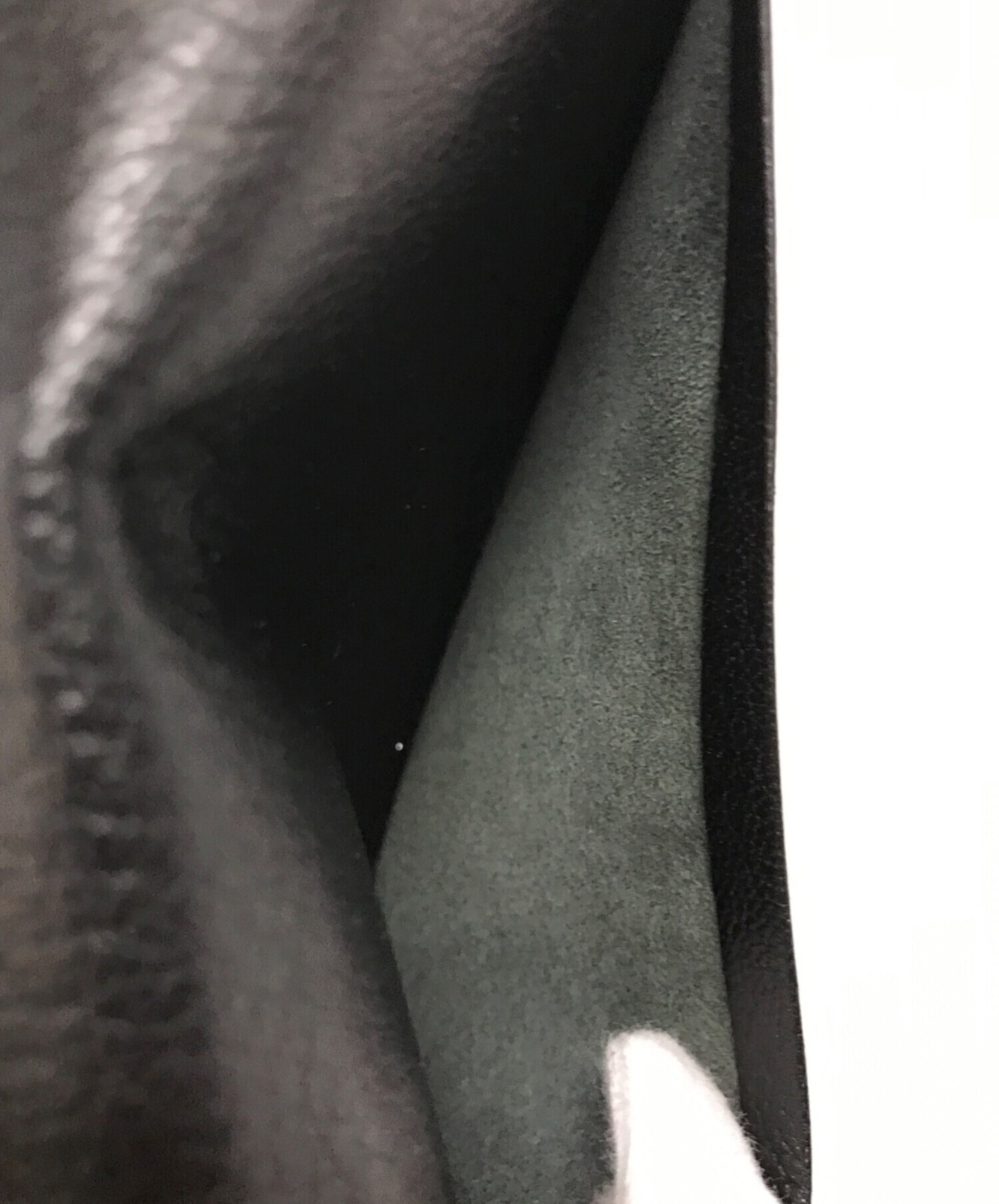 HERMES Agenda PM Notebook Cover Black Leather K Stamp 2007 Used