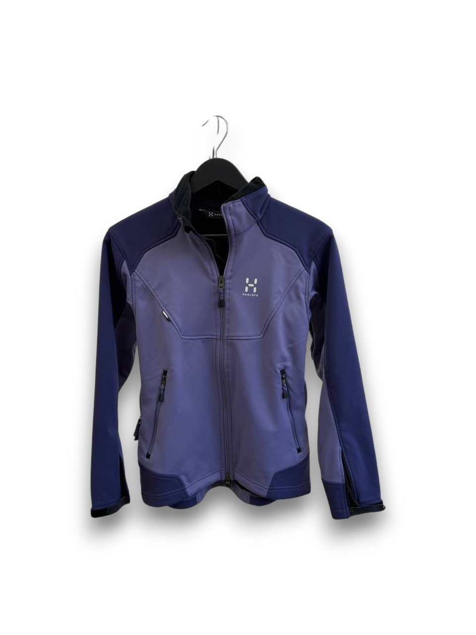 Haglöfs Women Softshell Fleece Jacket Size S Purple Outdoor Trekking Hiking