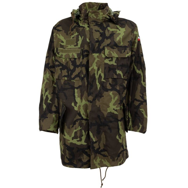 Czech Military M95 Camo Field Parka, Size XL, Rare NOS cond., free U.S. shipping